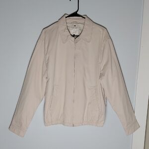 Denim & Flower Ricky Singh Khaki Cotton Harrington Bomber Jacket Preppy Outdoor